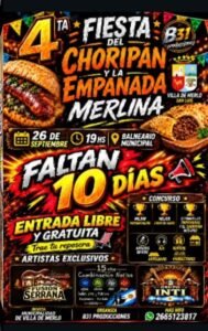 4° Fiesta del Choripan y la Empanada Merlina