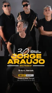 Jorge Araujo Celebra 30 años de canciones