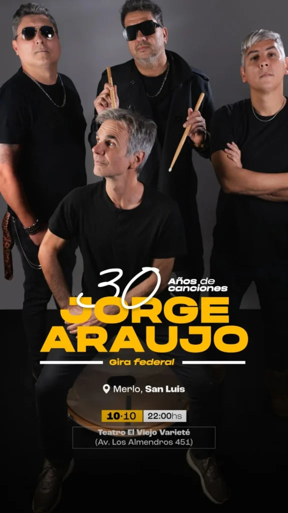 Jorge Araujo Celebra 30 años de canciones