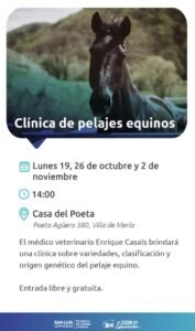 Clínica de pelajes equinos